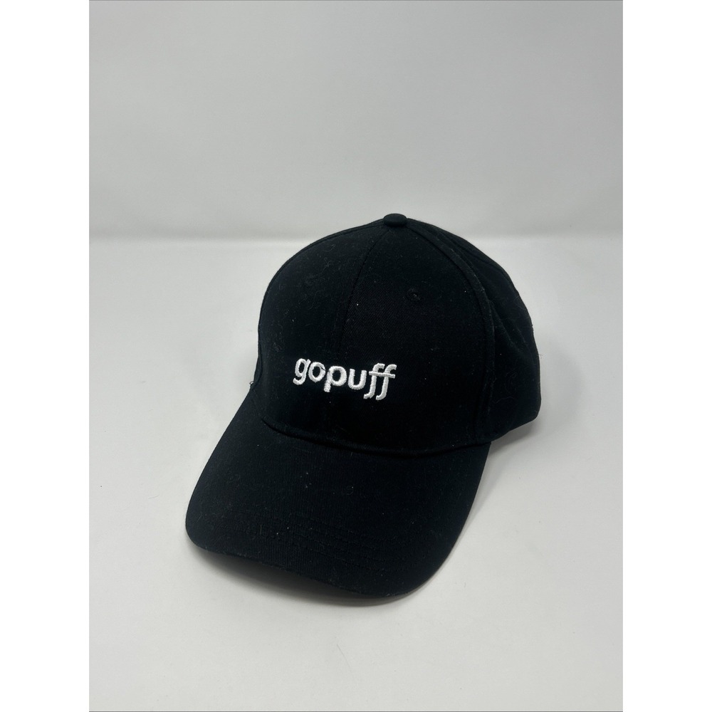 GoPuff Black Baseball Cap Adjustable Hat Brand NWOT